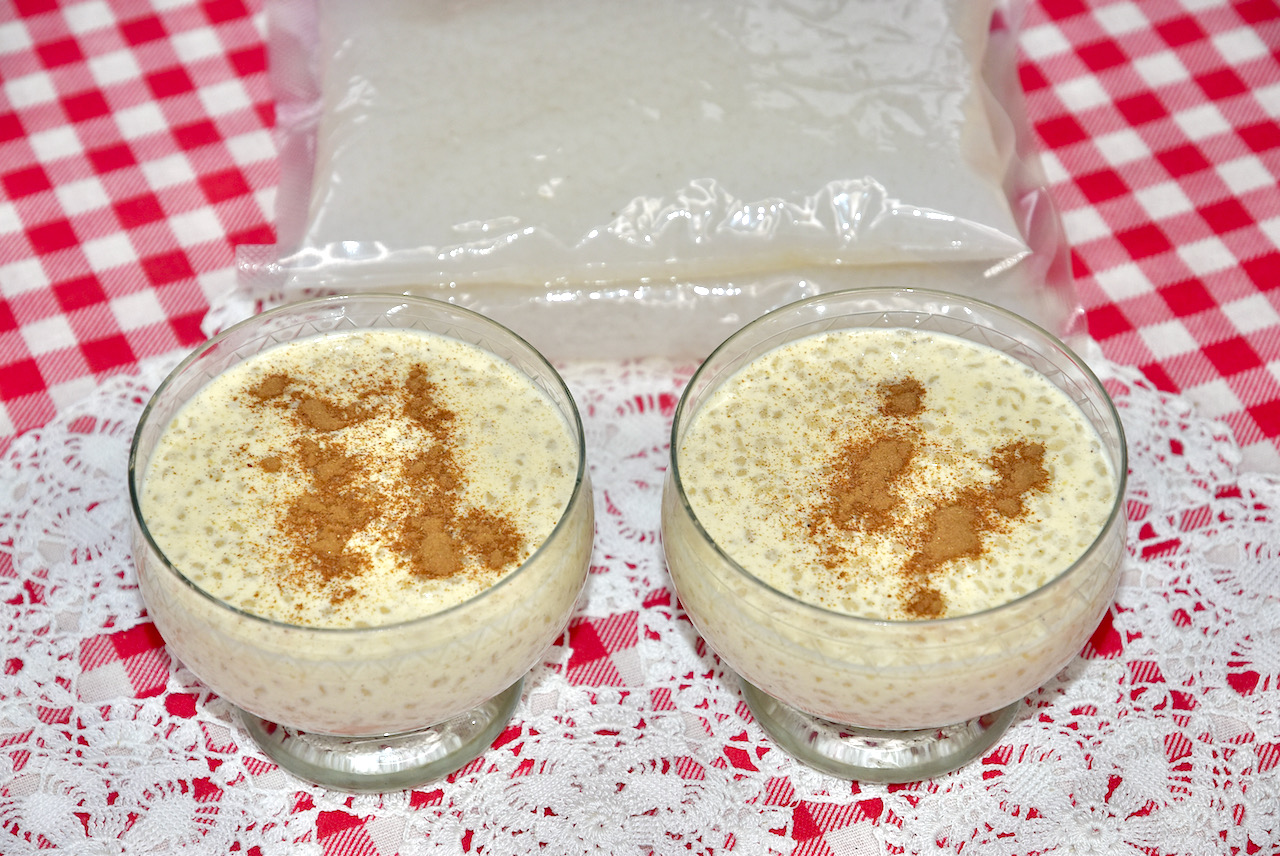 Sugar Free Vanilla Pudding with Shirataki Rice - Keto, Low Carb, Gluten Free